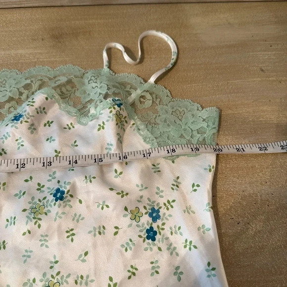 VICTORIAS Secret Angels Night Slip Satin Lace Style Front Slit 2005 Large - Picture 7 of 13